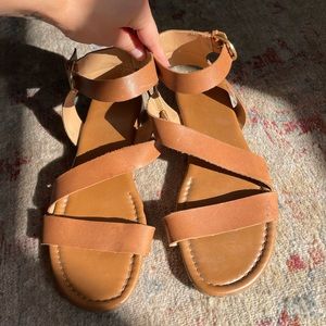 Franco Sarto Leather Sandals